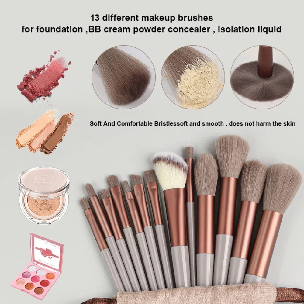 Makeup Brush Set Eyeshadow Powder Powder Foundation Blush Highlighter Concealer Set Brush tools Soft hair professional makeup