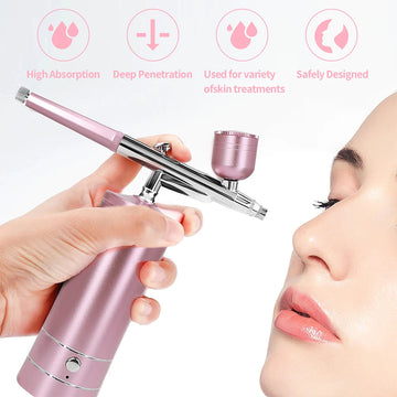 Airbrush-Kit Rechargeable Cordless Airbrush Compressor Auto Handheld Portable Wireless Air Brush for Art Makeup Model Painting